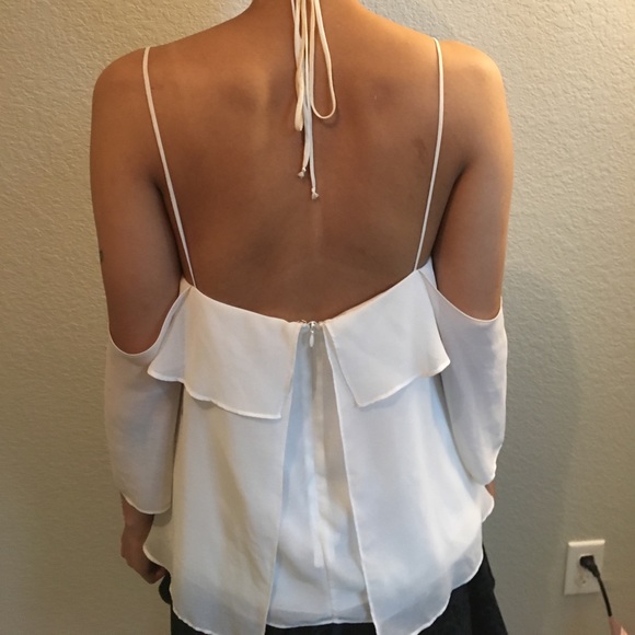 Flowy White Blouse - Picture 2 of 2